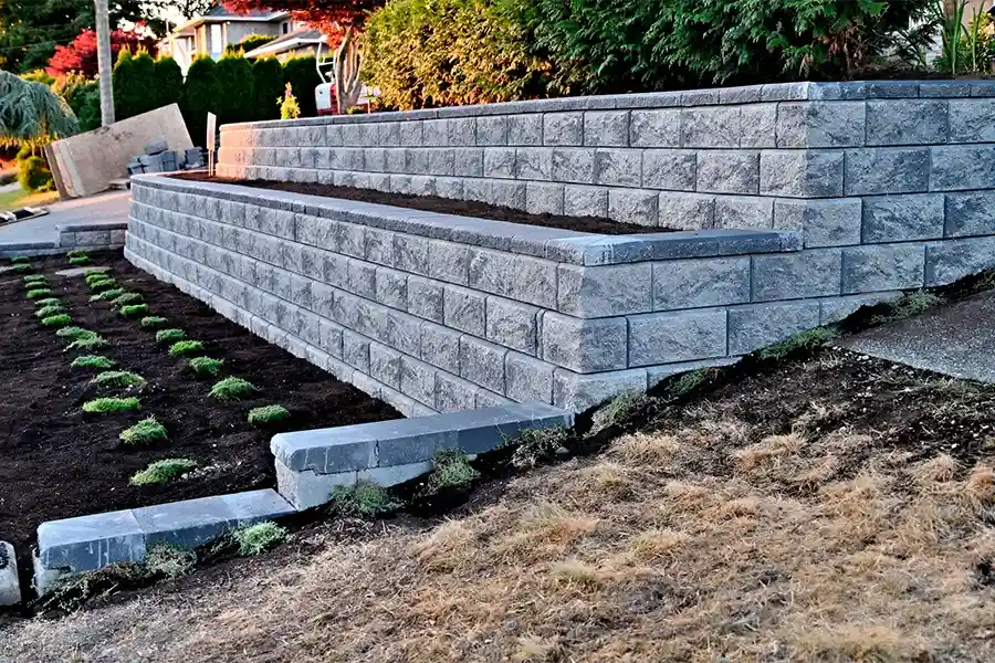 Retaining Wall Installation